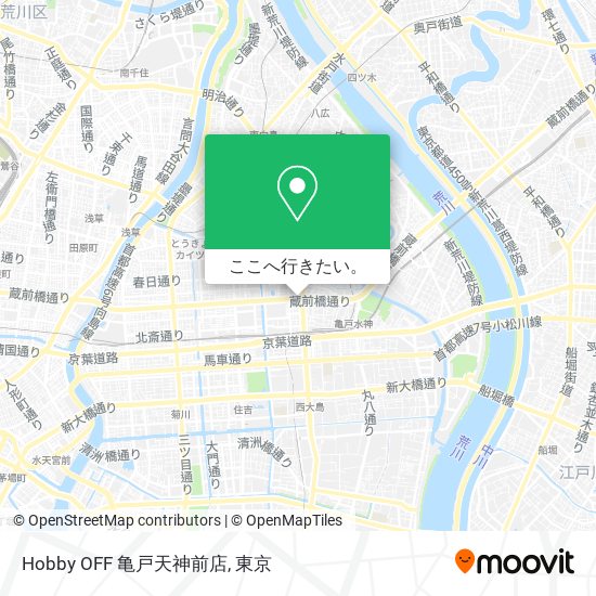 Hobby OFF 亀戸天神前店地図