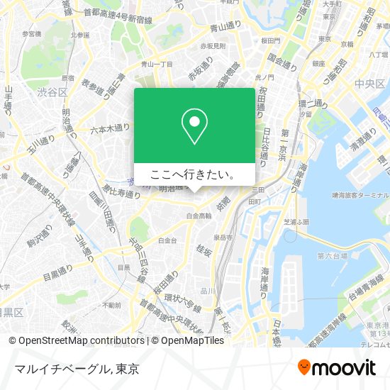 マルイチベーグル地図