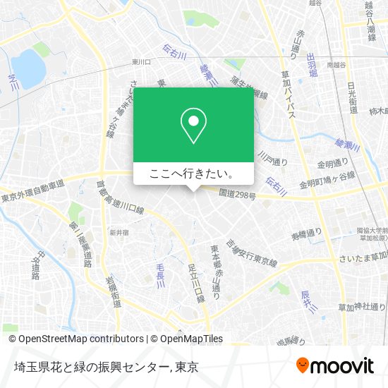 埼玉県花と緑の振興センター地図