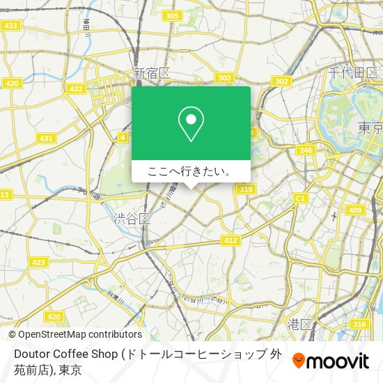 Doutor Coffee Shop (ドトールコーヒーショップ 外苑前店)地図