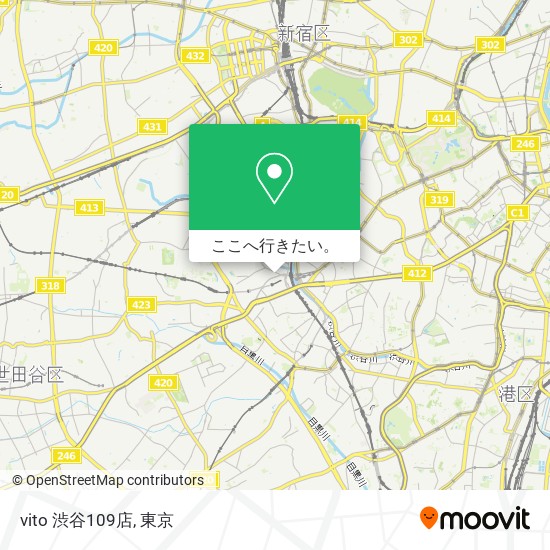 vito 渋谷109店地図