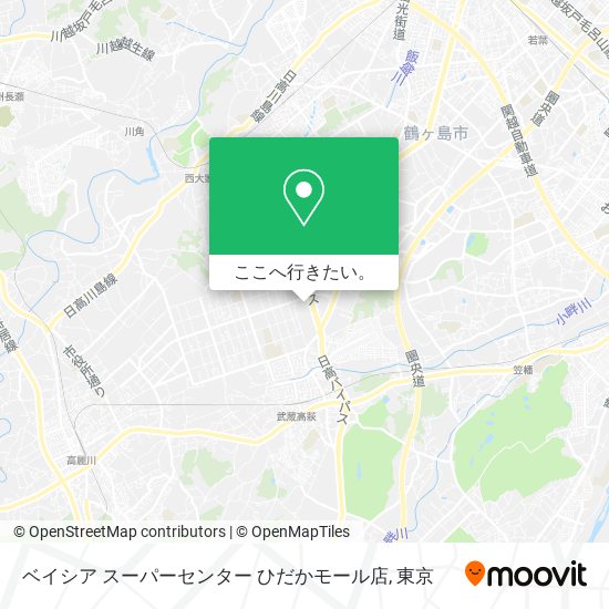 ベイシア スーパーセンター ひだかモール店地図