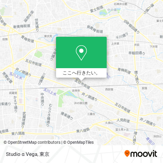Studio α Vega地図