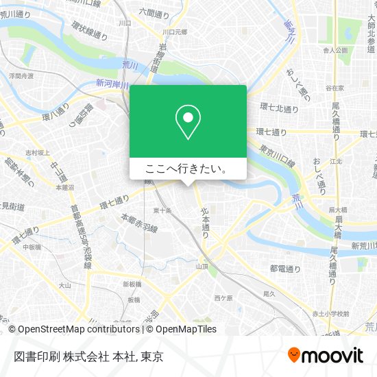 図書印刷 株式会社 本社地図