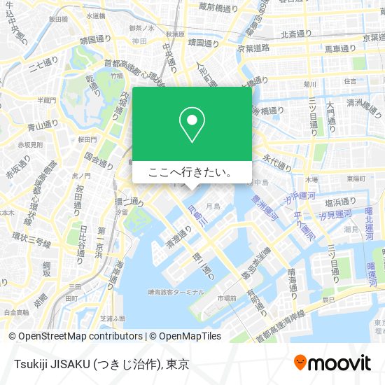 Tsukiji JISAKU (つきじ治作)地図