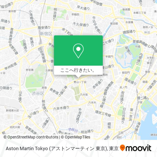 Aston Martin Tokyo (アストンマーティン 東京)地図