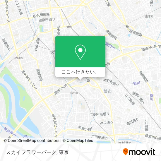 スカイフラワーパーク地図
