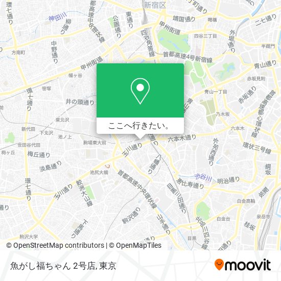 魚がし福ちゃん 2号店地図