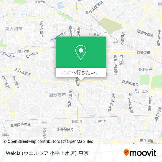 Welcia (ウエルシア 小平上水店)地図
