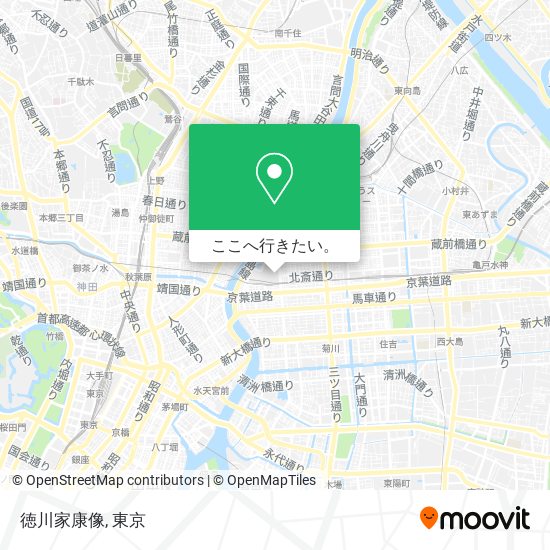 徳川家康像地図