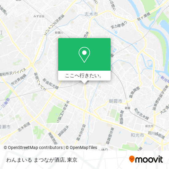 わんまいる まつなが酒店地図