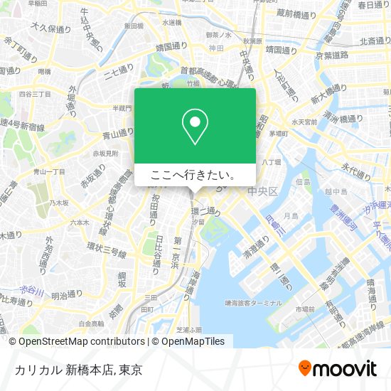 カリカル 新橋本店地図