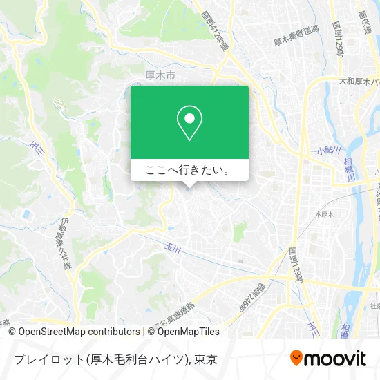プレイロット(厚木毛利台ハイツ)地図