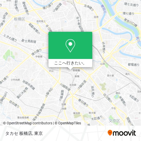 タカセ 板橋店地図
