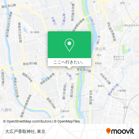 大広戸香取神社地図