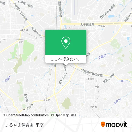 まるやま保育園地図