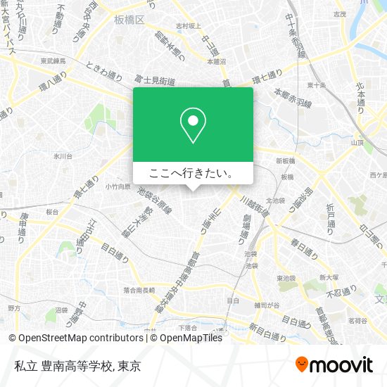 私立 豊南高等学校地図