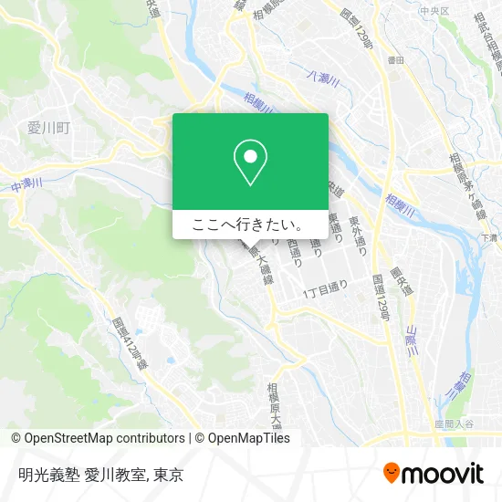 明光義塾 愛川教室地図