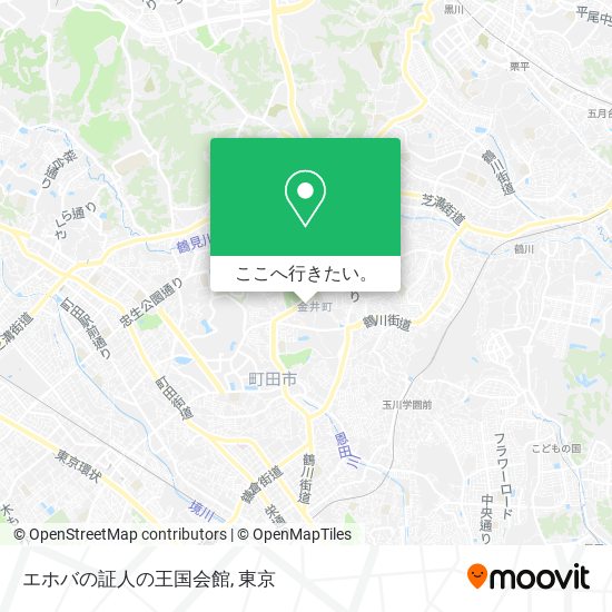 エホバの証人の王国会館地図