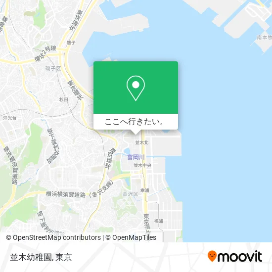 並木幼稚園地図