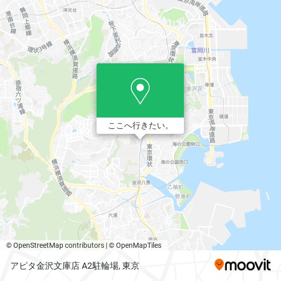 アピタ金沢文庫店 A2駐輪場地図