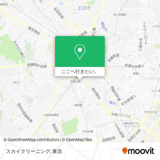 スカイクリーニング地図