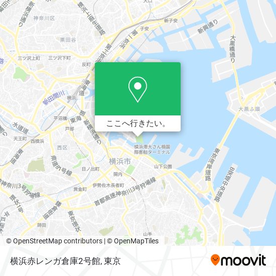 横浜赤レンガ倉庫2号館地図
