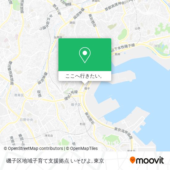 磯子区地域子育て支援拠点 いそぴよ地図