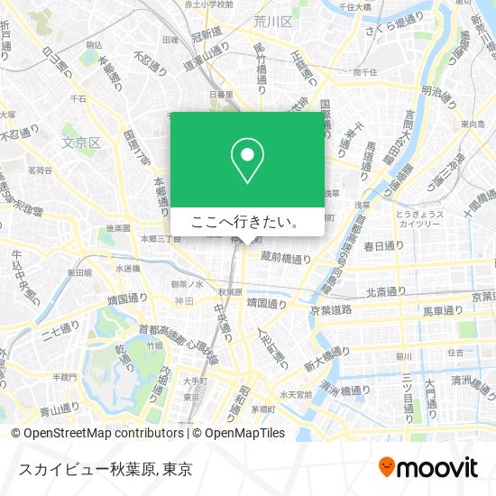 スカイビュー秋葉原地図