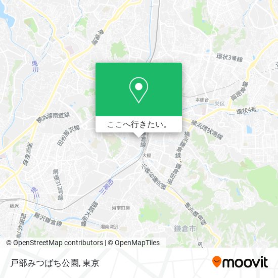 戸部みつばち公園地図