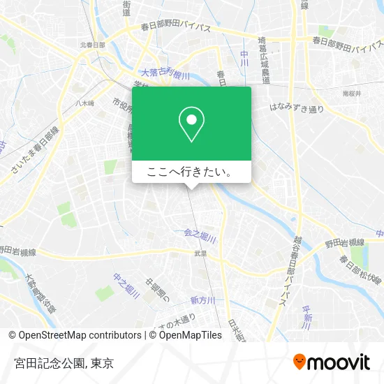 宮田記念公園地図