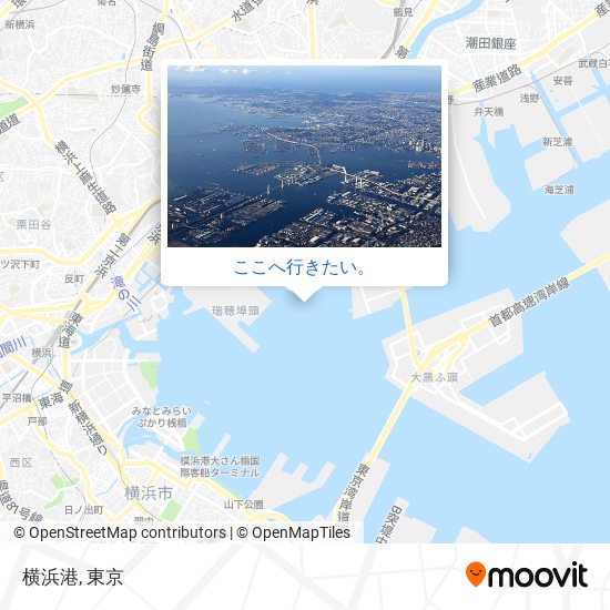 横浜港地図
