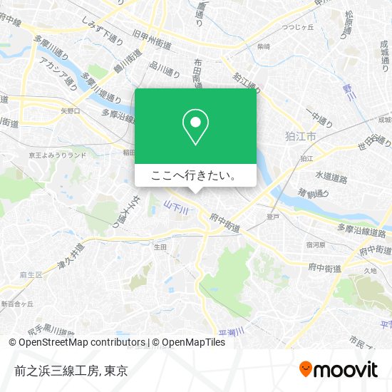 前之浜三線工房地図