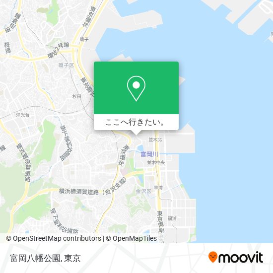 富岡八幡公園地図