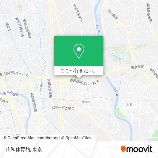 庄和体育館地図