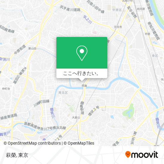 萩榮地図