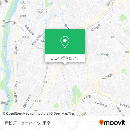 新松戸ニューハイツ地図