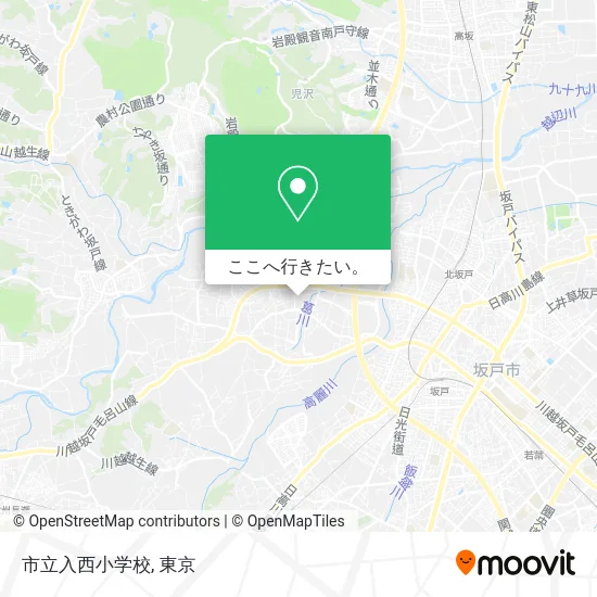 市立入西小学校地図