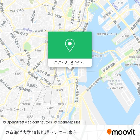 東京海洋大学 情報処理センター地図
