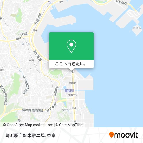 鳥浜駅自転車駐車場地図