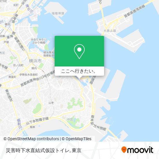 災害時下水直結式仮設トイレ地図