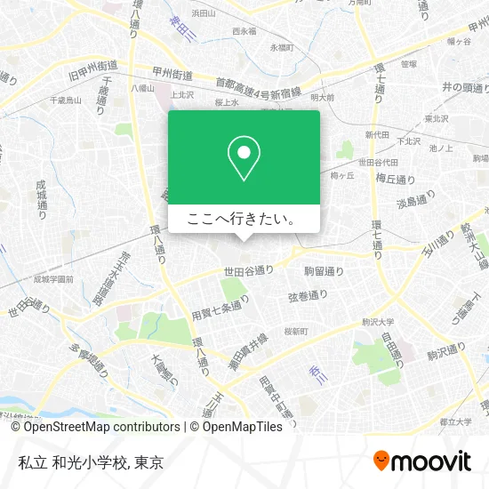 私立 和光小学校地図
