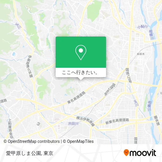 愛甲原しま公園地図