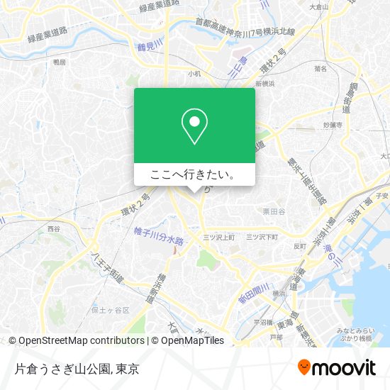 片倉うさぎ山公園地図