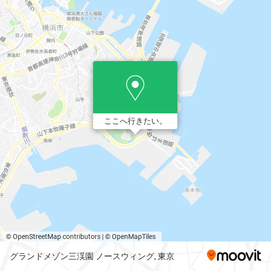 グランドメゾン三渓園  ノースウィング地図