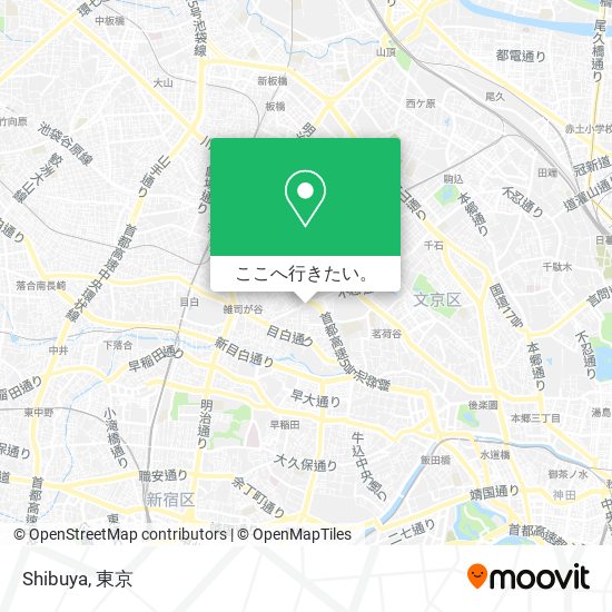 Shibuya地図