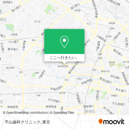 平山歯科クリニック地図