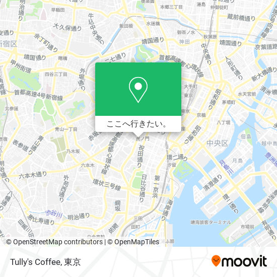 Tully's Coffee地図