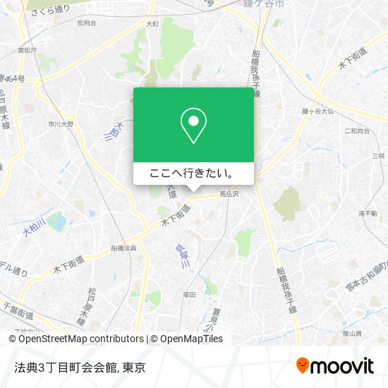 法典3丁目町会会館地図