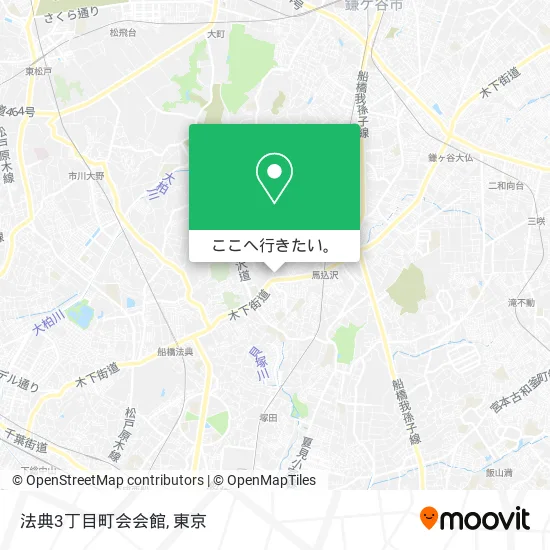 法典3丁目町会会館地図